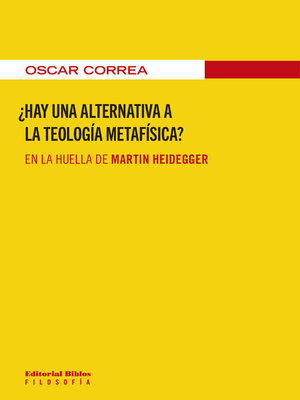 cover image of ¿Hay una alternativa a la teología metafísica?